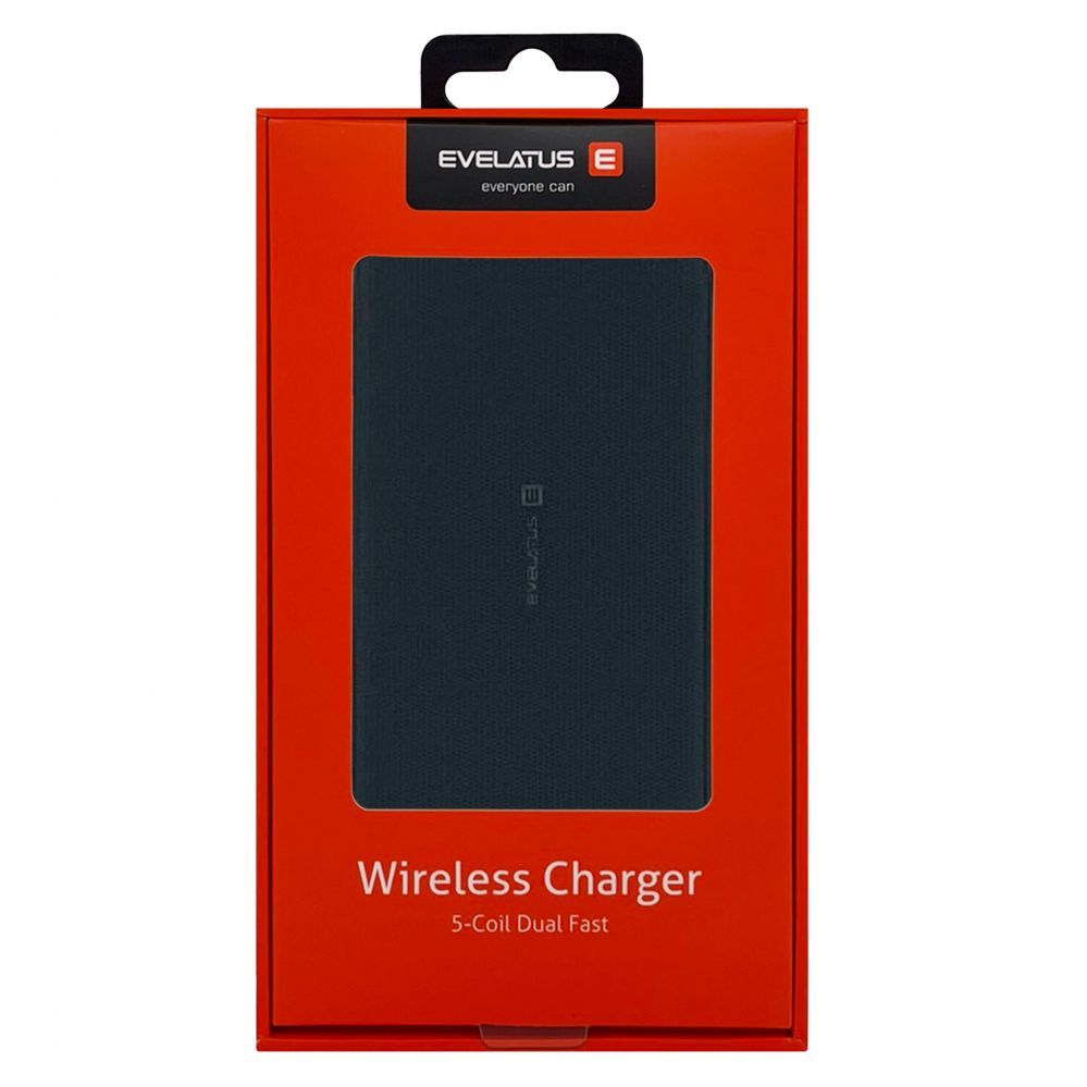 Wireless charger Evelatus Evelatus 5-Coil Wireless Charger EWC05 Black
