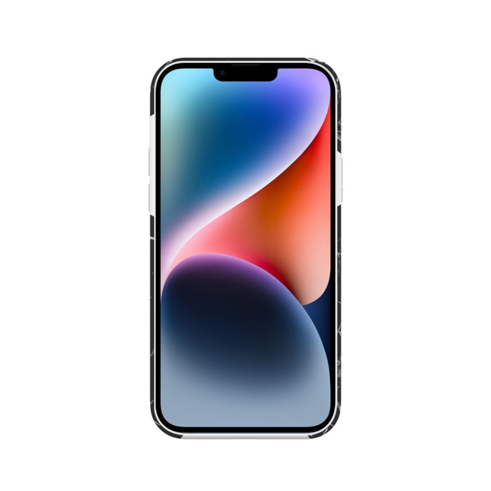 Aizmugurējais vāciņš Evelatus Apple iPhone 14 Premium Silicone case Customized Print Black