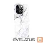Aizmugurējais vāciņš Evelatus Apple iPhone 14 Pro Premium Silicone case Customized Print Marble White