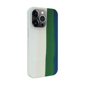 Aizmugurējais vāciņš Evelatus Apple iPhone 13 Pro Silicone case Multi-Colored Green