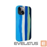 Tagakaaned Evelatus Apple iPhone 14 Multi-Colored Silicone Case Blue