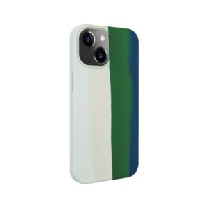 Aizmugurējais vāciņš Evelatus Apple iPhone 14 Silicone case Multi-Colored Green