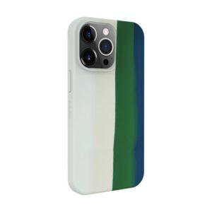 Aizmugurējais vāciņš Evelatus Apple iPhone 14 Pro Silicone case Multi-Colored Green