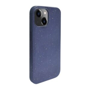 Aizmugurējais vāciņš iLike Apple iPhone 13 Silicone plastic case Eco Print Design Blue