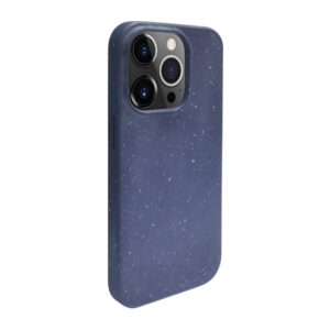 Aizmugurējais vāciņš iLike Apple iPhone 13 Pro Max Silicone plastic case Eco Print Design Blue