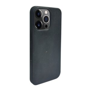 Aizmugurējais vāciņš iLike Apple iPhone 14 Pro Silicone plastic case Eco Print Design Black