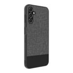 Nugarėlės dėklai iLike Samsung Galaxy A14 5G Plastic Leather Back Cover Gray