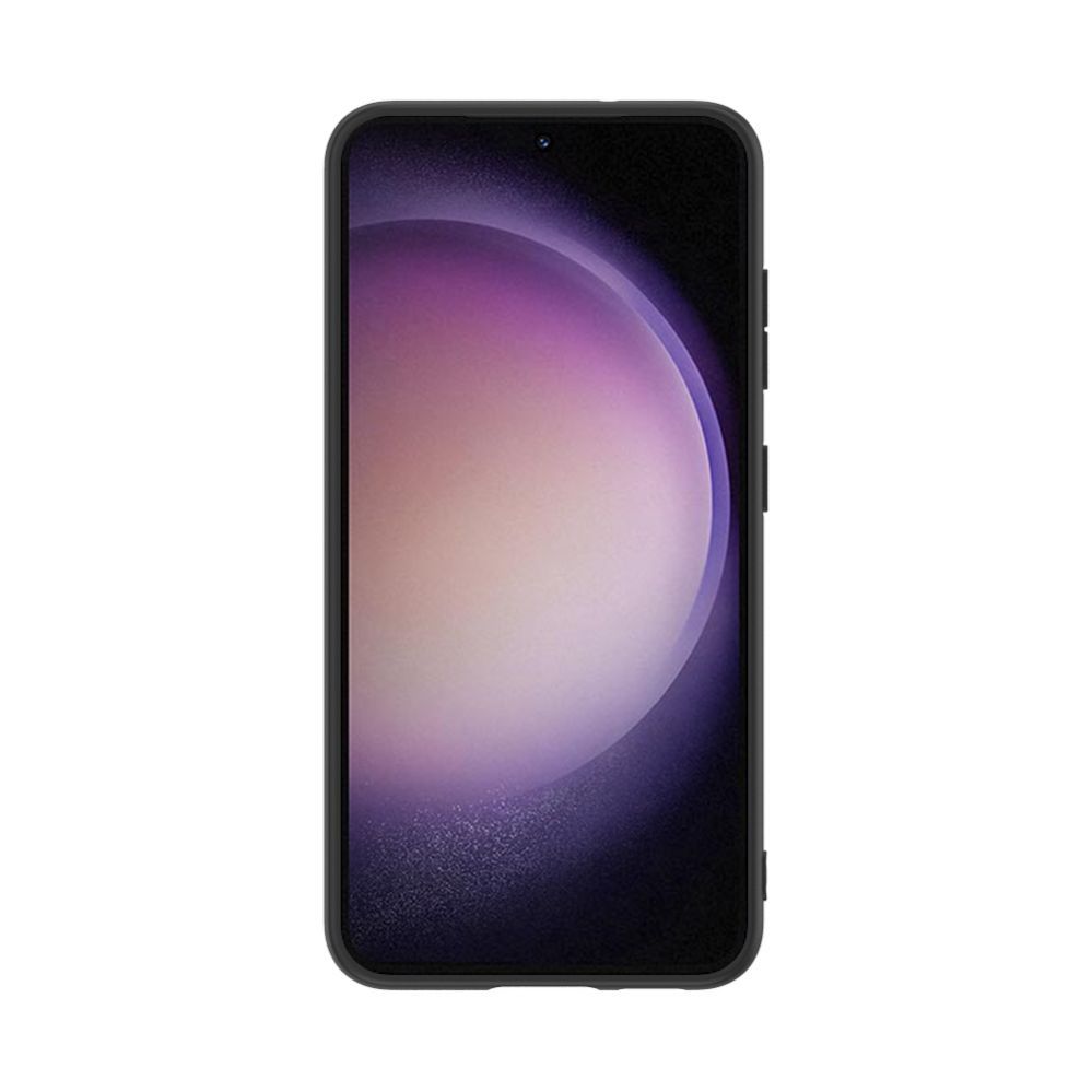 Tagakaaned iLike Samsung Galaxy S23 Plastic Leather Back Cover Black