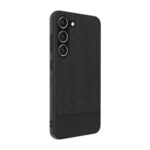 Nugarėlės dėklai iLike Samsung Galaxy S23 Plus Plastic Leather Back Cover Black