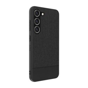 Nugarėlės dėklai iLike Samsung Galaxy S23 Plus Plastic Leather Back Cover Black