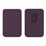 Чехол универсальный карман Evelatus Universal iPhone Genuine leather wallet with MagSafe Deep Purple