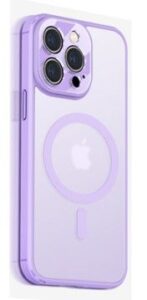 Aizmugurējais vāciņš Evelatus Apple iPhone 12 Pro Max Hybird Case Whith Magsafe PC+TPU Purple