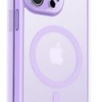 Aizmugurējais vāciņš Evelatus Apple iPhone 12 Pro Max Hybird Case Whith Magsafe PC+TPU Purple