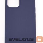 Nugarėlės dėklai Evelatus Apple iPhone 12 mini Premium Soft Touch Silicone Case Midnight Blue