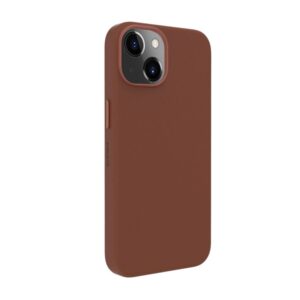 Aizmugurējais vāciņš Evelatus Apple iPhone 14 Genuine Leather case with MagSafe Brown