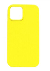 Aizmugurējais vāciņš Evelatus Apple iPhone 12/12 Pro Premium Soft Touch Silicone Case Lemon Yellow