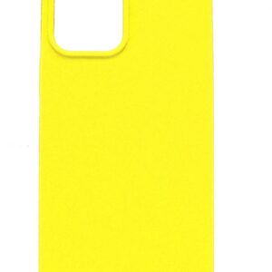 Nugarėlės dėklai Evelatus Apple iPhone 12/12 Pro Premium Soft Touch Silicone Case Lemon Yellow