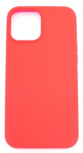 Aizmugurējais vāciņš Evelatus Apple iPhone 12 Pro Max Premium Soft Touch Silicone Case Bright Red