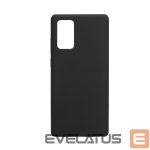 Back panel cover Evelatus Samsung Galaxy Note 20 Premium Soft Touch Silicone Case Black