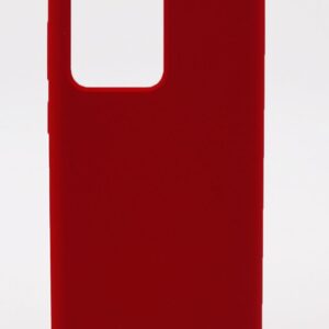 Back panel cover Evelatus Samsung Galaxy S20 Ultra Premium Soft Touch Silicone Case Red