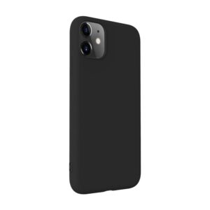 Aizmugurējais vāciņš iLike Apple iPhone 11 Nano Silicone case Black