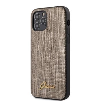 Aizmugurējais vāciņš Guess - iPhone 12 Pro Max Lizard Cover Gold