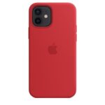 Чехол на заднюю панель Apple  Silicone Case with MagSafe  for iPhone 12 mini Red