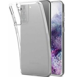 Back panel cover Evelatus Samsung Galaxy S21 Plus Clear Silicone Case 1.5mm TPU Transparent