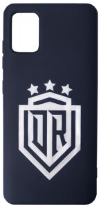 Aizmugurējais vāciņš Evelatus  Samsung A41 Soft Touch Silicone Case DR Logo N1 White Black