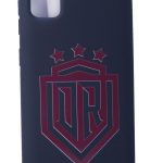 Back panel cover Evelatus  Samsung A41 Soft Touch Silicone Case DR Logo N1 Red Black