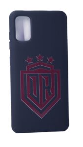 Aizmugurējais vāciņš Evelatus  Samsung A41 Soft Touch Silicone Case DR Logo N1 Red Black