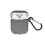 Чехол для наушников GreenGo Apple AirPods Silicone Case With Hook Gray