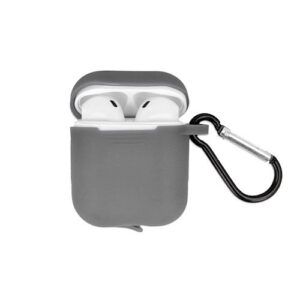 Korpus kõrvaklappidele GreenGo Apple AirPods Silicone Case With Hook Gray