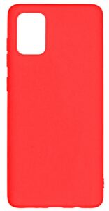 Back panel cover Evelatus Xiaomi Mi 11 Nano Silicone Case Soft Touch TPU Red