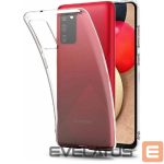 Чехол на заднюю панель Evelatus Samsung Galaxy A02s Clear Silicone Case 1.5mm TPU Transparent