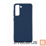 Back panel cover Evelatus Samsung Galaxy S21 Plus Nano Silicone Case Soft Touch TPU Blue