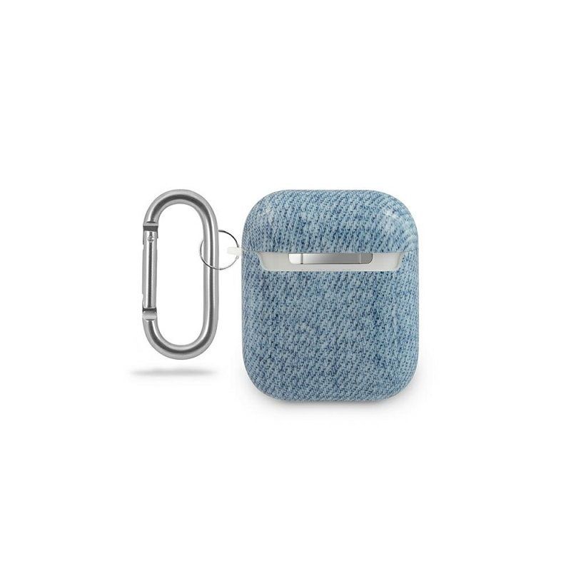 Чехол для наушников Guess AirPods Denim Triangle Case Light Blue