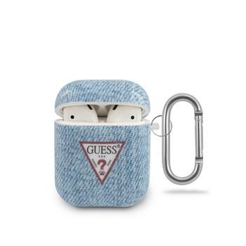 Чехол для наушников Guess AirPods Denim Triangle Case Light Blue