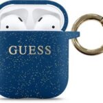 Dėklai ausinėms Guess - AirPods Silicone Case Blue