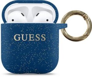 Dėklai ausinėms Guess - AirPods Silicone Case Blue