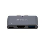Üleminek Canyon  DS-1 Multiport Docking Station with 3 port Space Gray