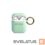 Headphone case Guess - Airpods Pro Glitter Silicone Case Green