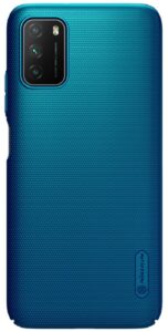 Чехол на заднюю панель Nillkin Xiaomi Poco M3 Super Frosted Cover Peacock Blue