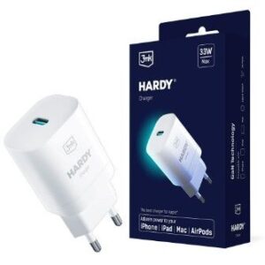 Adapteris 3MK  3mk Hardy Charger 33W White