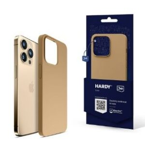 Aizmugurējais vāciņš 3MK - iPhone 14 Pro Hardy Silicone MagCase Gold