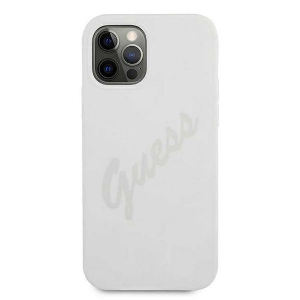 Tagakaaned Guess Apple iPhone 12/12 Pro 6.1 Vintage Case Cream