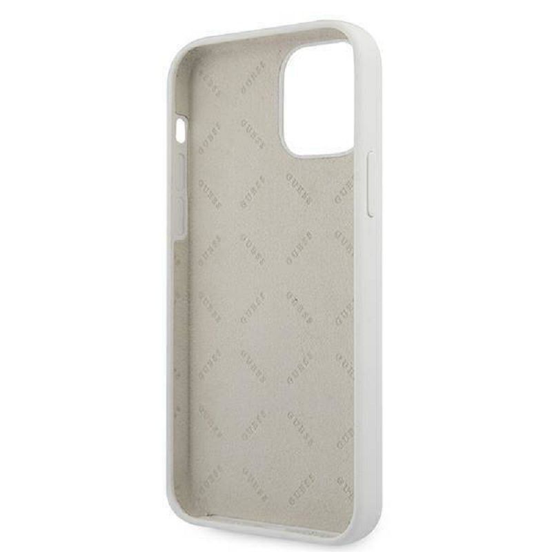 Tagakaaned Guess Apple iPhone 12/12 Pro 6.1 Vintage Case Cream