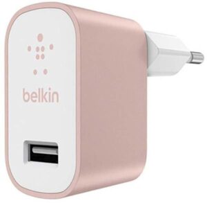 Adapteris Belkin - Mixit Universal Home Charger 12w Rose Gold