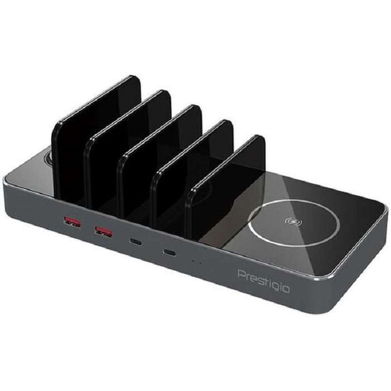 Bezvadu lādētājs Prestigio Revolt A6 Space Gray