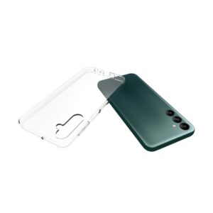 Back panel cover Evelatus Samsung Galaxy A24 Clear Silicone Case 1.5mm TPU Transparent